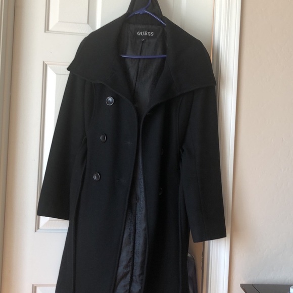 Women's Button Front Walker Coat - Picture 8 of 9